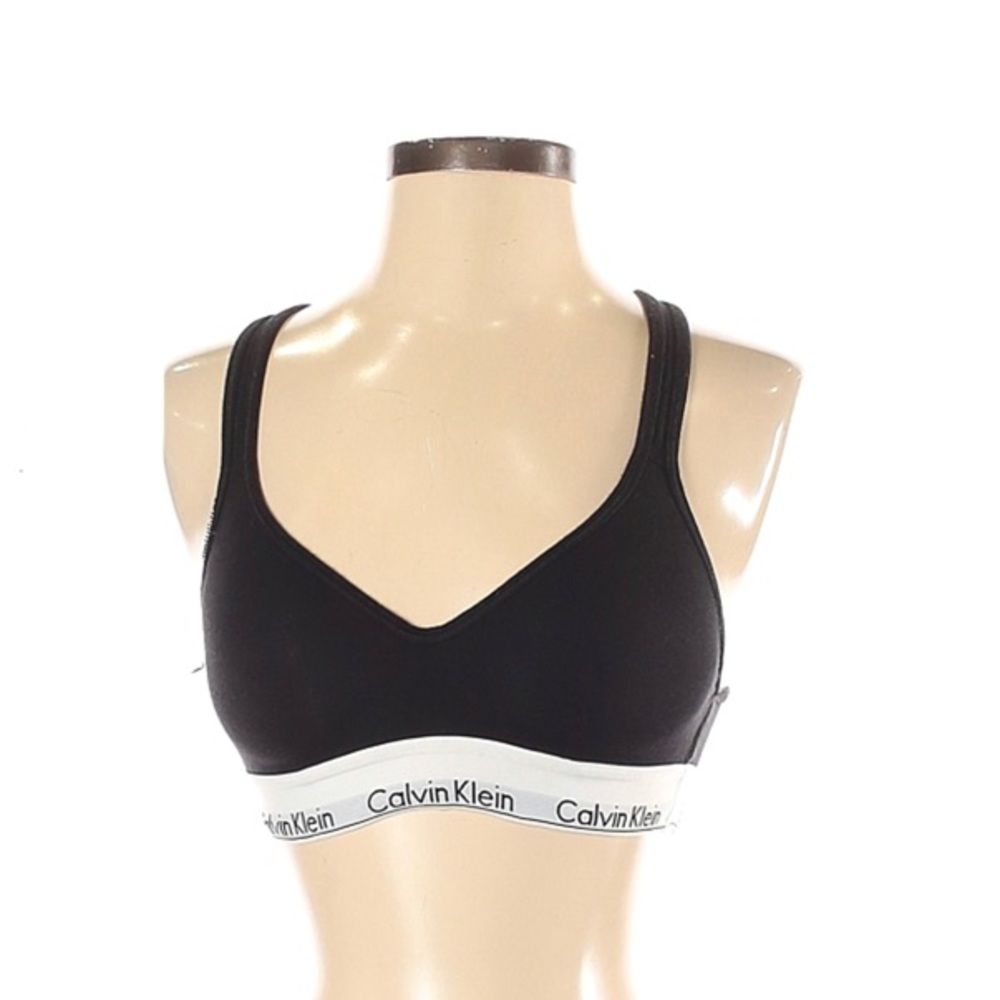 Black Calvin Klein sports bra